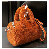 Plush Winter Handbag Shoulder Bag Lamb Fluffy Crossbody Ladies Purse