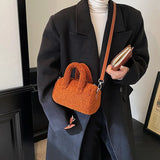 Plush Winter Handbag Shoulder Bag Lamb Fluffy Crossbody Ladies Purse