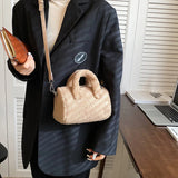 Plush Winter Handbag Shoulder Bag Lamb Fluffy Crossbody Ladies Purse