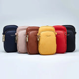 Women's Small Shoulder Bag with Cell Phone Pocket Crossbody Mini Messenger Purse