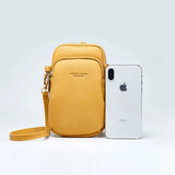 Women's Small Shoulder Bag with Cell Phone Pocket Crossbody Mini Messenger Purse