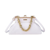 Small Shoulder Bag Thick Chain Handbag And Purse High Leather Women Tote Bags