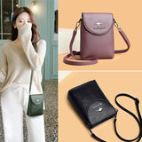 Small Shoulder Bag for Smartphone Ladies Crossbody Bag Soft Leather