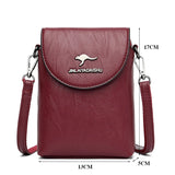 Small Shoulder Bag for Smartphone Ladies Crossbody Bag Soft Leather