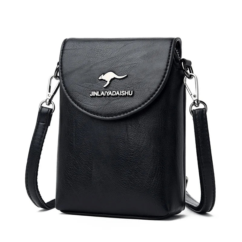 Small Shoulder Bag for Smartphone Ladies Crossbody Bag Soft Leather