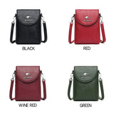 Small Shoulder Bag for Smartphone Ladies Crossbody Bag Soft Leather