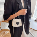 Small Square Bag Retro Mini Handbag PU Leather Shoulder Messenger Female Bag