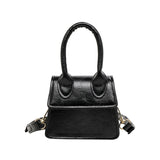 Small Square Bag Mini Shoulder Bag Leather Wallet Crossbody Female Handbag