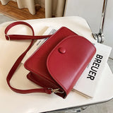 Square Handbags High Pu Leather Women Shoulder Bag Spring Lady Crossbody