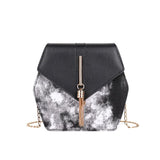 Small Square Leather Shoulder Bag Chain Strap Crossbody Phone Purse