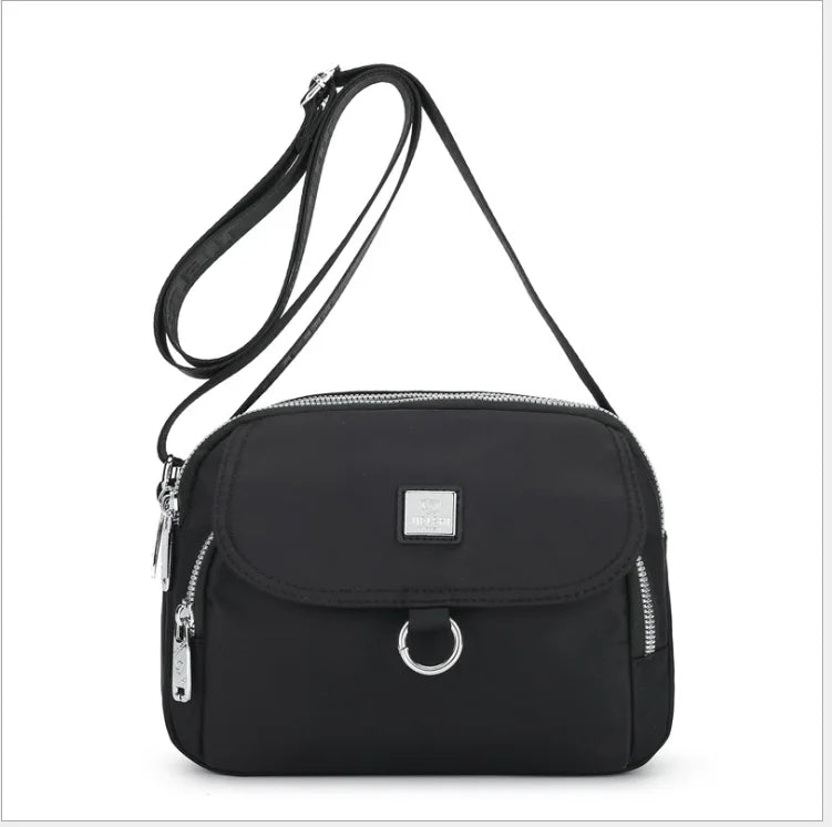 Small Square Nylon Mommy's Crossbody Shoulder Bag for Phone Keys