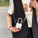 Small Square Shoulder Bag Retro Mini Handbag Female Messenger Cross Body Bag