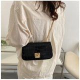Small Underarm Shoulder Bags for Women Flap PU Leather Crossbody Handbag