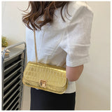 Small Underarm Shoulder Bags for Women Flap PU Leather Crossbody Handbag