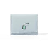 Small Women Wallet Trifold Thin Purses Ladies Money Bag Holographic Slim