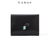 Small Women Wallet Trifold Thin Purses Ladies Money Bag Holographic Slim