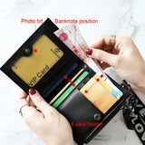 Small Wallet Women Short Wristlet Thin Purses Ladies Money Bag