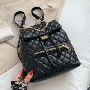 Youth Leather Backpack for Teenage Girls