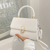 Small Square Bag Women Shoulder Bags Casual Handbag PU Crossbody Bag