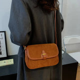 Corduroy Messenger Bag Women Shoulder Retro Handbag Lady