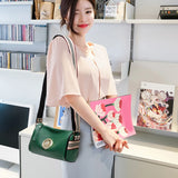 Soft Leather Shoulder Crossbody Bag Retro Messenger Pack Handbags