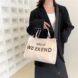 Canvas Women's Shoulder Bag Crossbody Handbag Casual Tote