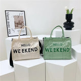 Canvas Women's Shoulder Bag Crossbody Handbag Casual Tote