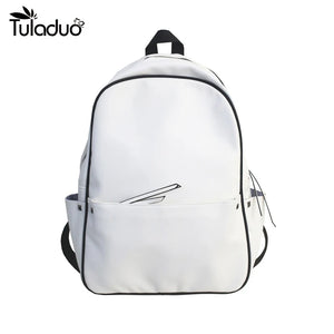 Soft Leather Female Backpack Multiple Zipper Student Backpack