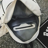 Soft Leather Female Backpack Multiple Zipper Student Backpack