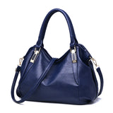 Soft Leather Handbag Large Capacity Women's Bag Middle-Aged Women's Shoulder Mes