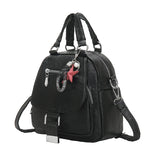 Soft Leather Mini Backpack Purse Women Ladies Tote Shoulder Bag for Girl