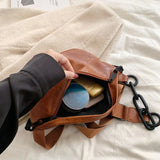 Soft Leather Waist Bag Ladies Fanny Pack High Shoulder Belt Purse