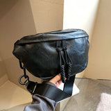 Soft Leather Waist Bag Ladies Fanny Pack High Shoulder Belt Purse