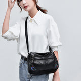 Flower Printed Crossbody Bag for Women