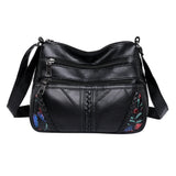 Flower Printed Crossbody Bag for Women