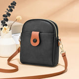 Soft PU Leather Women Shoulder Bags Small Satchel Zipper Messenger Purse