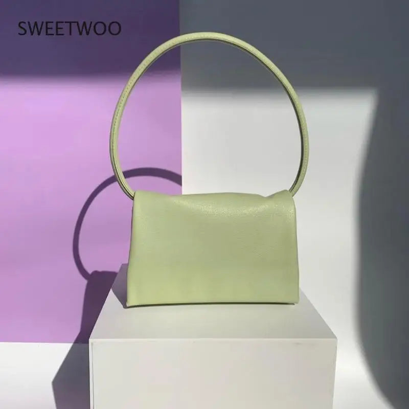 Soft Pu Leather Ladies Tote Purse Handbags Candy Women Small Shoulder Bags