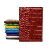 Crocodile Grain Passport Holder Wallet