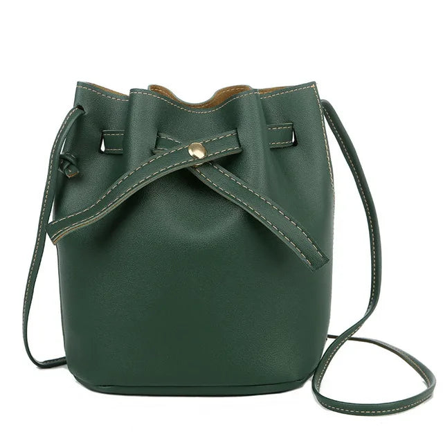 Classic Bucket Bag for Women Shoulder Messenger Bag