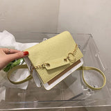 Cute Cartoon Print Small Square Bag for Women