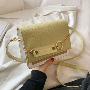 Cute Cartoon Print Small Square Bag for Women