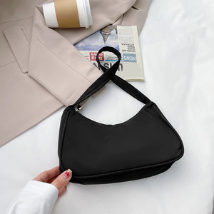 Retro Nylon Hobos Bag Vintage Women Shoulder Handbag