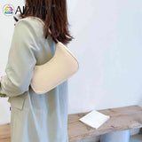 Vintage Nylon Women Shoulder Handbags Retro Female Hobos Bags