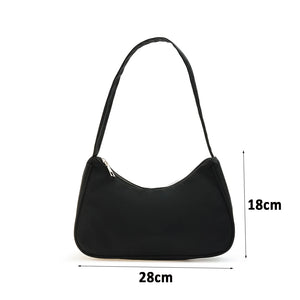 Retro Nylon Women Hobos Shoulder Bag Vintage Handbag