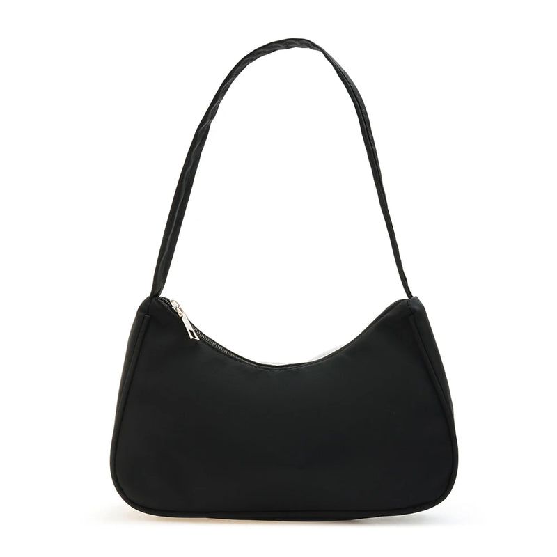 Vintage Nylon Women Shoulder Handbags Retro Female Hobos Bags