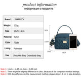 Multifunctional Women's Shoulder Bag Nylon Handbag