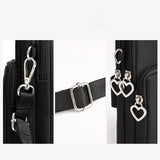 Solid Non Printing Small Shoulder Bag for Men and Women