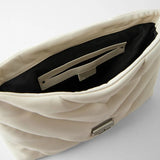 Stylish PU Leather Crossbody Bags with Chains Shoulder Strap