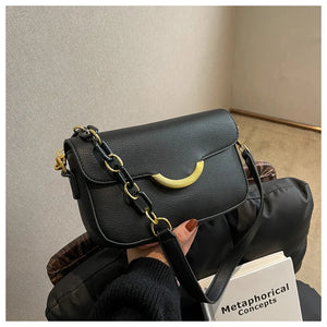 Women's PU Leather Shoulder Bag for Spring Summer