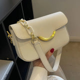 Women's PU Leather Shoulder Bag for Spring Summer